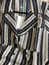 Monochrome Print Cropped Shirt